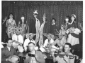 Skyline Club, Burtonwood, Feb 1957, Mardi Gras, King Joe Wotisky, right of Queen Helen Dorning, Ass Club Director