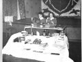 Skyline Club, Burtonwood, c1958 Bingo. Cage operator Shiela Moran, caller Helen Dorning both Assistant Service Club Directors